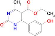 ethyl 6-(3-hydroxyphenyl)-4-methyl-2-oxo-1,2,5,6-tetrahydropyrimidine-5-carboxylate