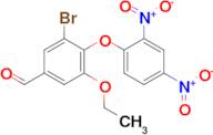 3-Bromo-4-(2,4-dinitrophenoxy)-5-ethoxybenzaldehyde