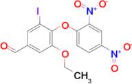 4-(2,4-Dinitrophenoxy)-3-ethoxy-5-iodobenzaldehyde