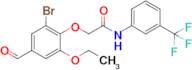 2-(2-Bromo-6-ethoxy-4-formylphenoxy)-N-(3-(trifluoromethyl)phenyl)acetamide