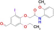 2-(2-Ethoxy-4-formyl-6-iodophenoxy)-N-(2-methoxyphenyl)acetamide