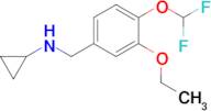 n-(4-(Difluoromethoxy)-3-ethoxybenzyl)cyclopropanamine