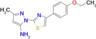 1-(4-(4-Ethoxyphenyl)thiazol-2-yl)-3-methyl-1h-pyrazol-5-amine