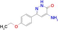 4-amino-6-(4-ethoxyphenyl)-2,3-dihydropyridazin-3-one