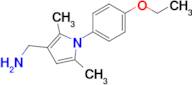 (1-(4-Ethoxyphenyl)-2,5-dimethyl-1h-pyrrol-3-yl)methanamine