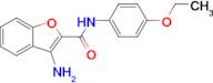 3-Amino-N-(4-ethoxyphenyl)benzofuran-2-carboxamide