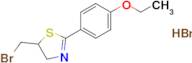 5-(Bromomethyl)-2-(4-ethoxyphenyl)-4,5-dihydrothiazole hydrobromide