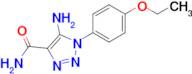 5-Amino-1-(4-ethoxyphenyl)-1h-1,2,3-triazole-4-carboxamide