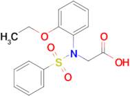 n-(2-Ethoxyphenyl)-N-(phenylsulfonyl)glycine