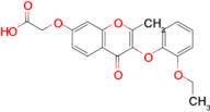 2-((3-(2-Ethoxyphenoxy)-2-methyl-4-oxo-4h-chromen-7-yl)oxy)acetic acid