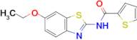 n-(6-Ethoxybenzo[d]thiazol-2-yl)thiophene-2-carboxamide