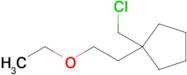 1-(Chloromethyl)-1-(2-ethoxyethyl)cyclopentane