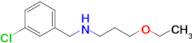 n-(3-Chlorobenzyl)-3-ethoxypropan-1-amine