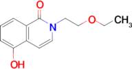 2-(2-Ethoxyethyl)-5-hydroxyisoquinolin-1(2h)-one