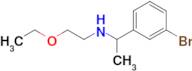 1-(3-Bromophenyl)-N-(2-ethoxyethyl)ethan-1-amine