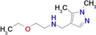 n-((1,5-Dimethyl-1h-pyrazol-4-yl)methyl)-2-ethoxyethan-1-amine