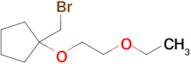 1-(Bromomethyl)-1-(2-ethoxyethoxy)cyclopentane