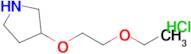 3-(2-Ethoxyethoxy)pyrrolidine hydrochloride