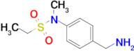 n-(4-(Aminomethyl)phenyl)-N-methylethanesulfonamide