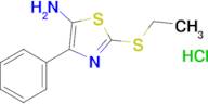 2-(Ethylthio)-4-phenylthiazol-5-amine hydrochloride