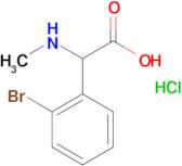 2-(2-Bromophenyl)-2-(methylamino)acetic acid hydrochloride