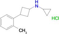 n-Cyclopropyl-3-(o-tolyl)cyclobutan-1-amine hydrochloride