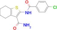 2-(4-Chlorobenzamido)-4,5,6,7-tetrahydrobenzo[b]thiophene-3-carboxamide