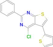 4-Chloro-2-phenyl-5-(thiophen-2-yl)thieno[2,3-d]pyrimidine