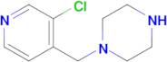 1-((3-Chloropyridin-4-yl)methyl)piperazine