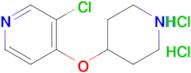 3-Chloro-4-(piperidin-4-yloxy)pyridine dihydrochloride