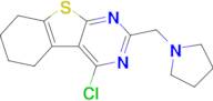 4-Chloro-2-(pyrrolidin-1-ylmethyl)-5,6,7,8-tetrahydrobenzo[4,5]thieno[2,3-d]pyrimidine