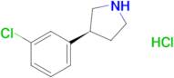 (S)-3-(3-Chlorophenyl)pyrrolidine hydrochloride