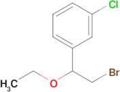 1-(2-Bromo-1-ethoxyethyl)-3-chlorobenzene