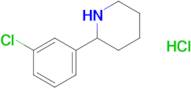 2-(3-Chlorophenyl)piperidine hydrochloride