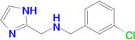 n-((1h-Imidazol-2-yl)methyl)-1-(3-chlorophenyl)methanamine