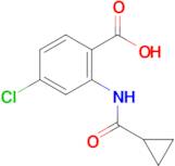 4-Chloro-2-(cyclopropanecarboxamido)benzoic acid