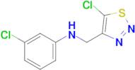 3-Chloro-N-((5-chloro-1,2,3-thiadiazol-4-yl)methyl)aniline