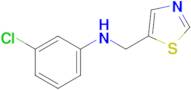 3-Chloro-N-(thiazol-5-ylmethyl)aniline