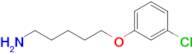 5-(3-Chlorophenoxy)pentan-1-amine