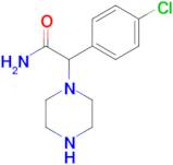 2-(4-Chlorophenyl)-2-(piperazin-1-yl)acetamide
