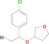 3-(2-Bromo-1-(4-chlorophenyl)ethoxy)tetrahydrofuran