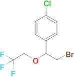 1-(2-Bromo-1-(2,2,2-trifluoroethoxy)ethyl)-4-chlorobenzene