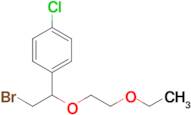 1-(2-Bromo-1-(2-ethoxyethoxy)ethyl)-4-chlorobenzene