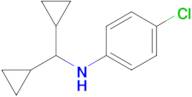 4-Chloro-N-(dicyclopropylmethyl)aniline