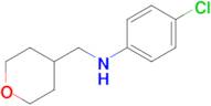 4-Chloro-N-((tetrahydro-2h-pyran-4-yl)methyl)aniline