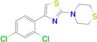 4-(4-(2,4-Dichlorophenyl)thiazol-2-yl)thiomorpholine