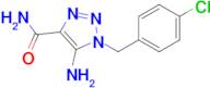 5-Amino-1-(4-chlorobenzyl)-1h-1,2,3-triazole-4-carboxamide