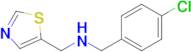 n-(4-Chlorobenzyl)-1-(thiazol-5-yl)methanamine