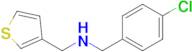 n-(4-Chlorobenzyl)-1-(thiophen-3-yl)methanamine