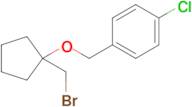 1-(((1-(Bromomethyl)cyclopentyl)oxy)methyl)-4-chlorobenzene